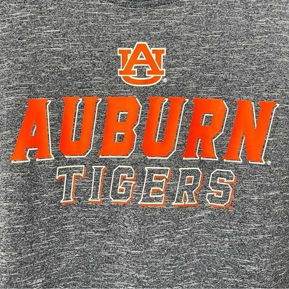 Champion Elite Auburn Tigers Heather Blue & Orange T-shirt Size Large - Picture 3 of 9